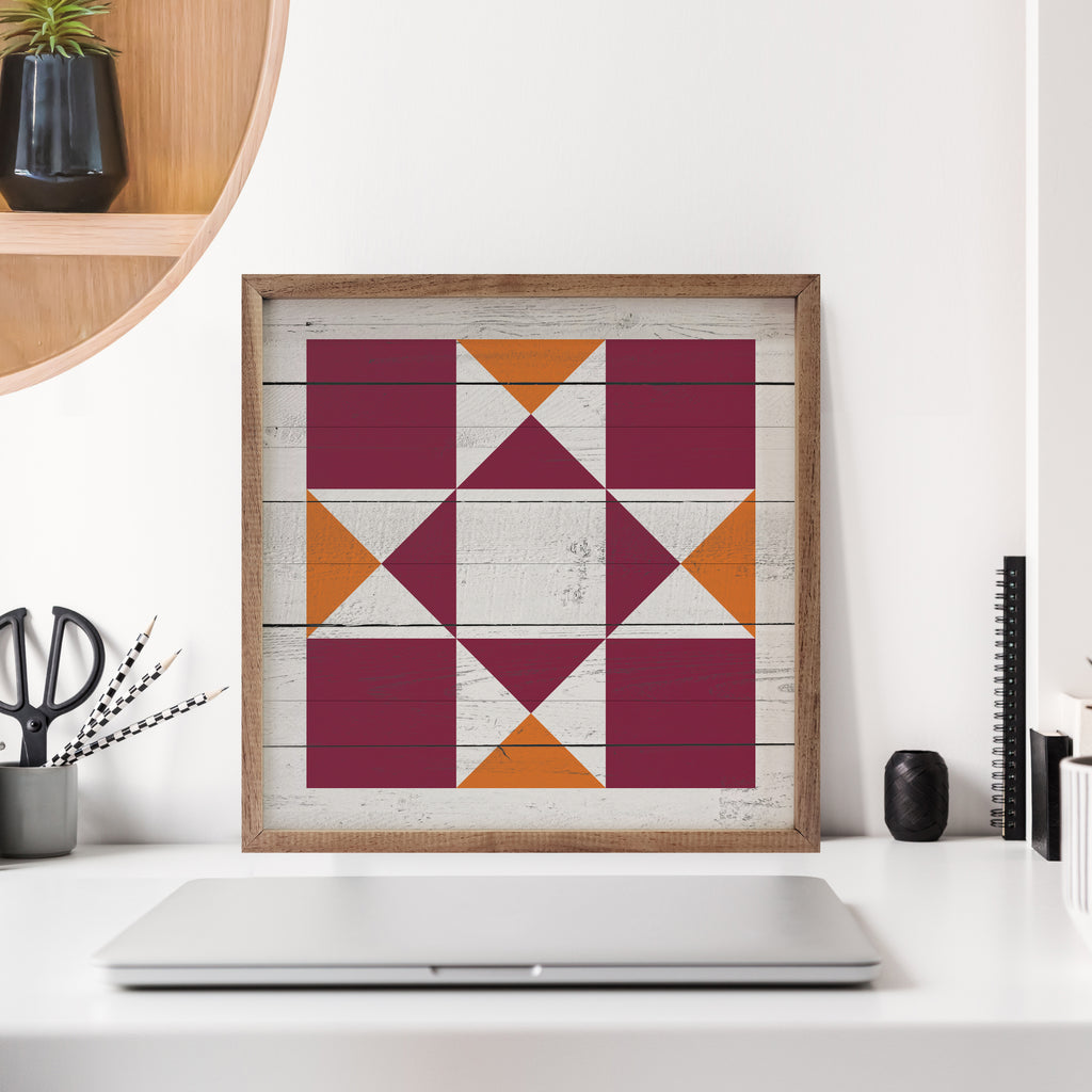Quilt 1 Virginia Tech 16x16 / Multi-Color