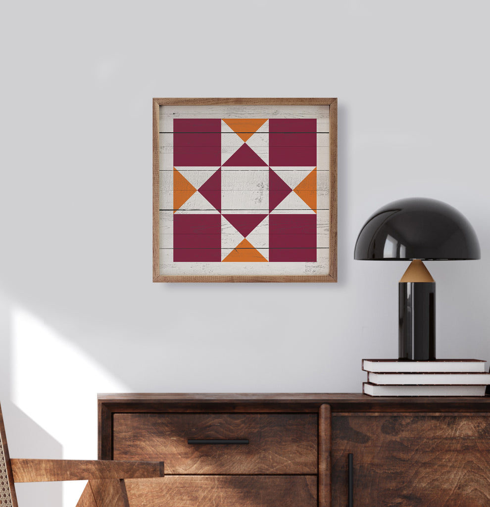 Quilt 1 Virginia Tech 16x16 / Multi-Color