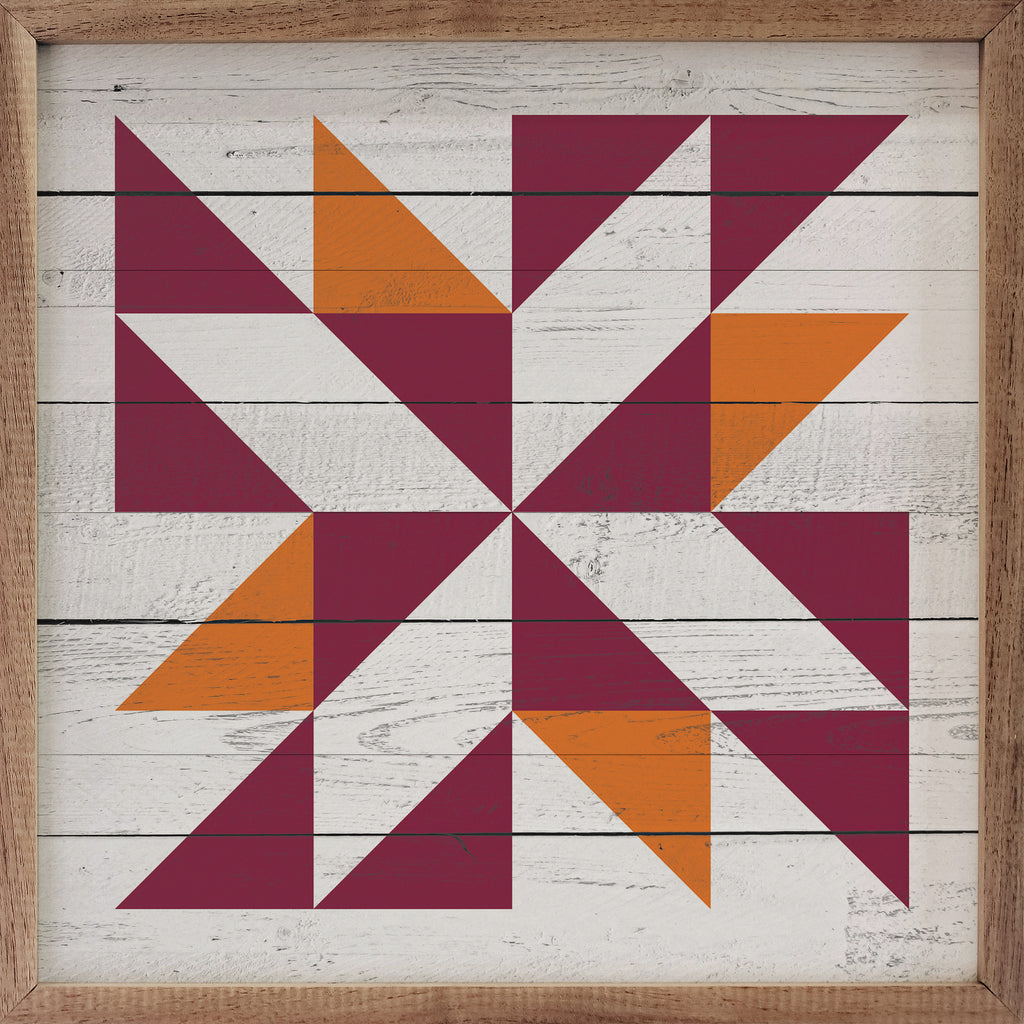 Quilt 2 Virginia Tech 16x16 / Multi-Color