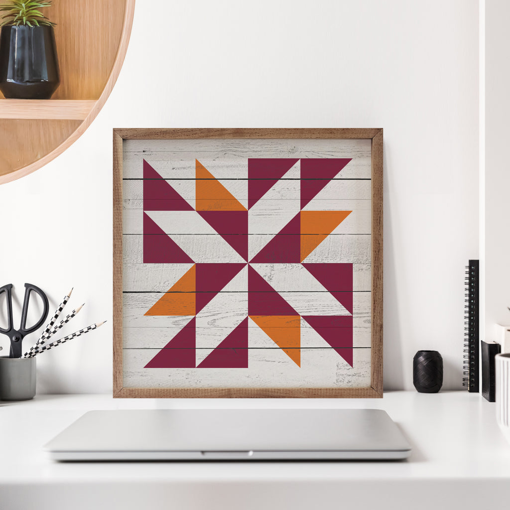 Quilt 2 Virginia Tech 16x16 / Multi-Color