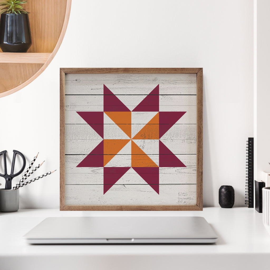 Quilt 3 Virginia Tech 16x16 / Multi-Color