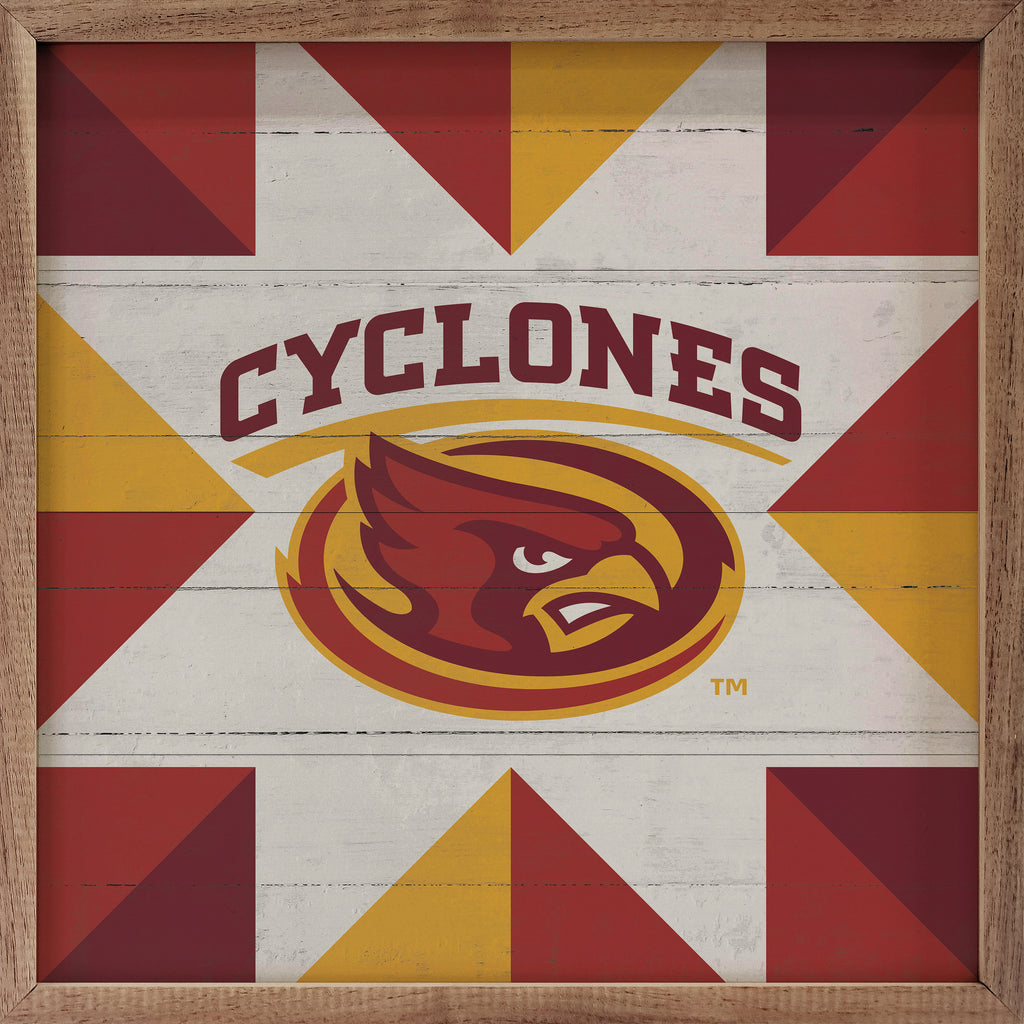 Quilt Mascot Iowa State 16x16 / Multi-Color