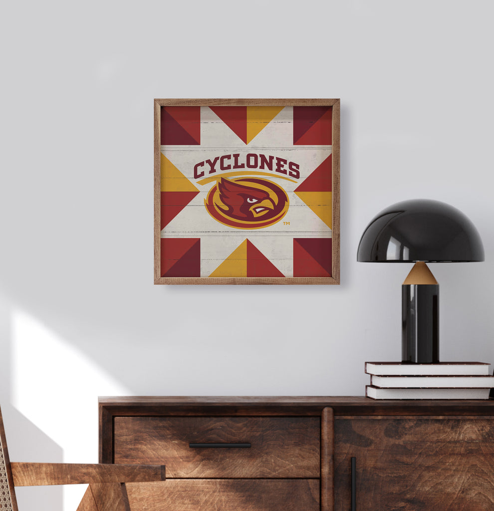 Quilt Mascot Iowa State 16x16 / Multi-Color