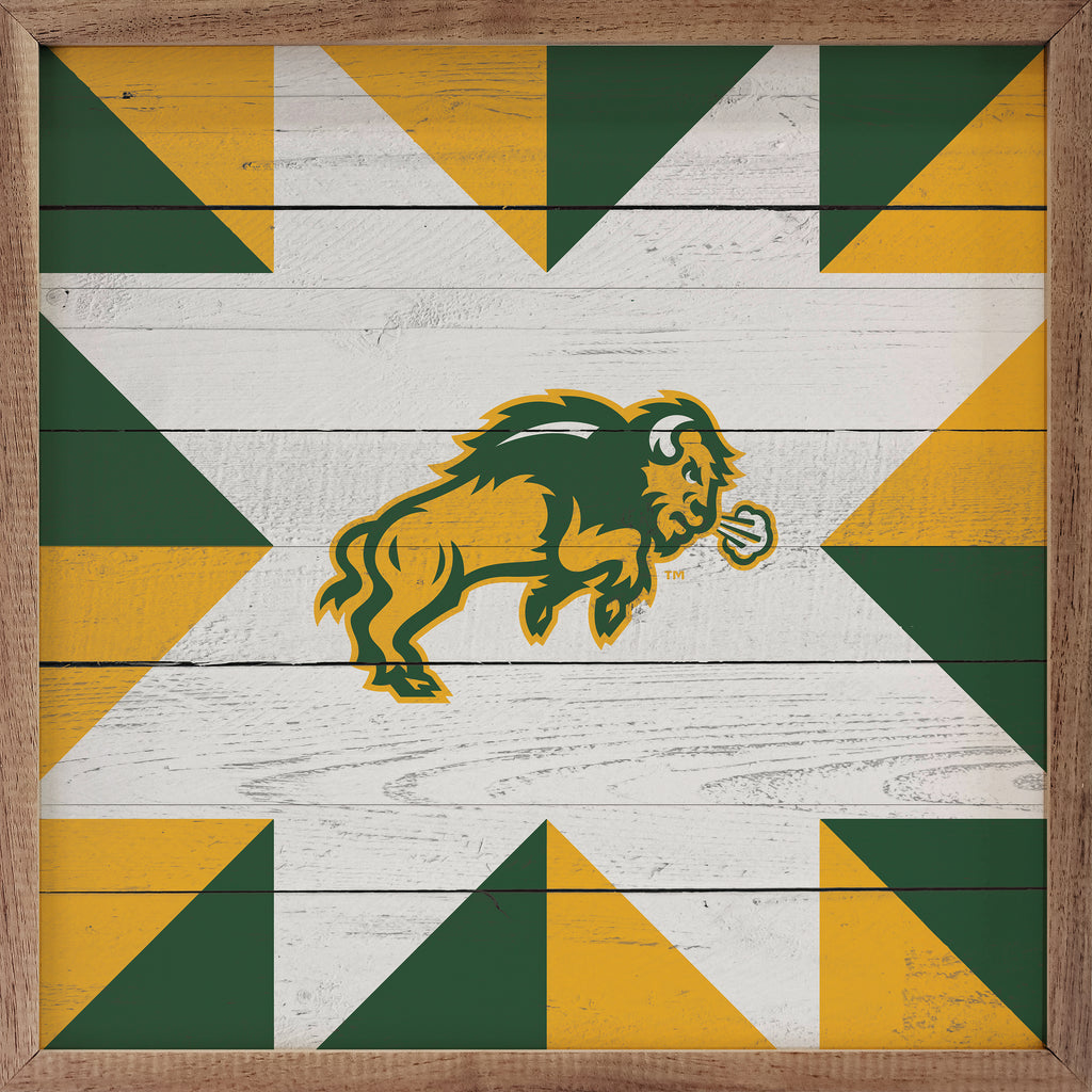 Quilt Mascot NDSU 16x16 / Multi-Color