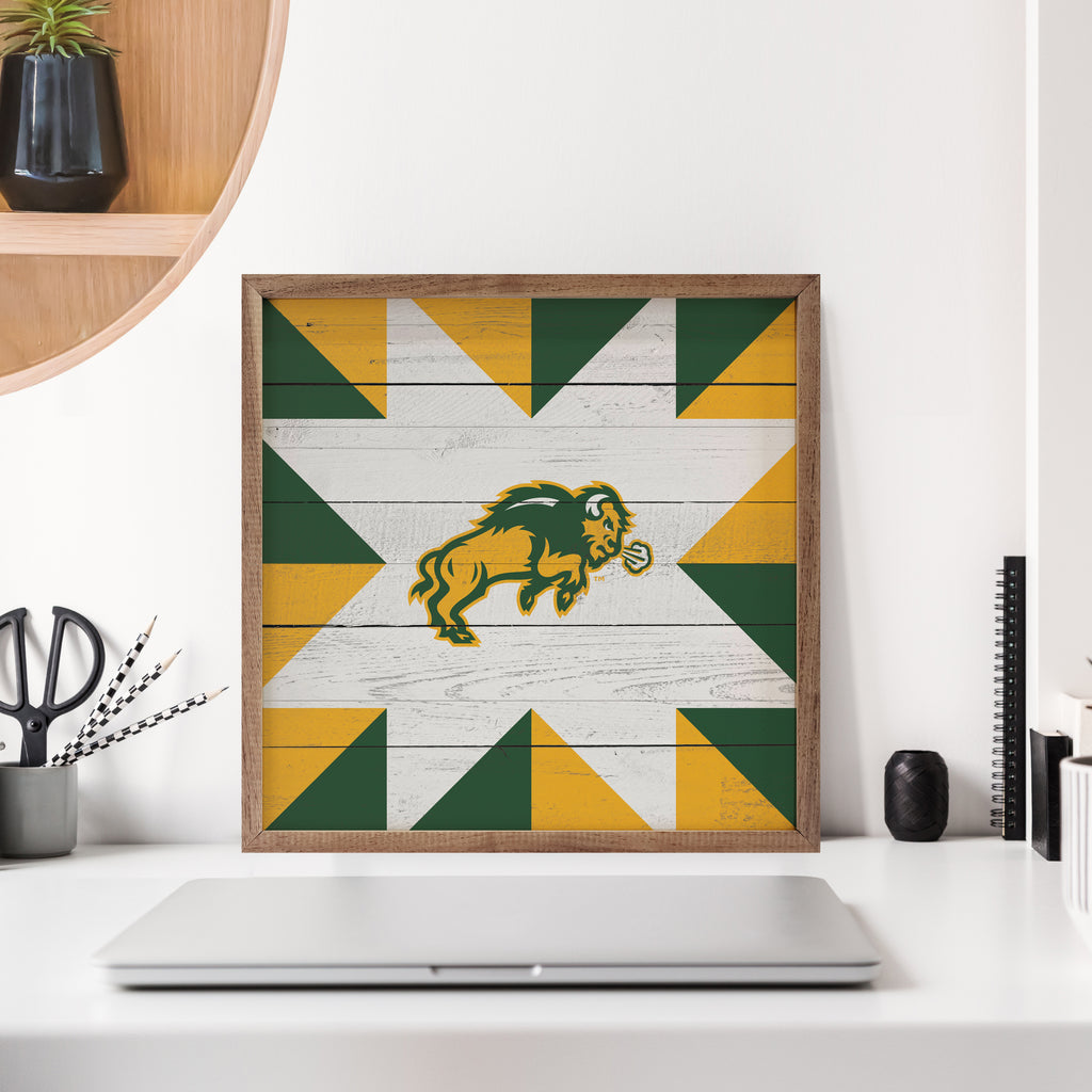 Quilt Mascot NDSU 16x16 / Multi-Color