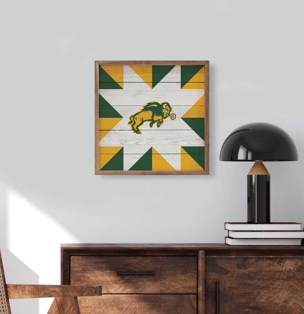 Quilt Mascot NDSU 16x16 / Multi-Color