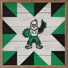 Quilt Mascot North Dakota 16x16 / Multi-Color
