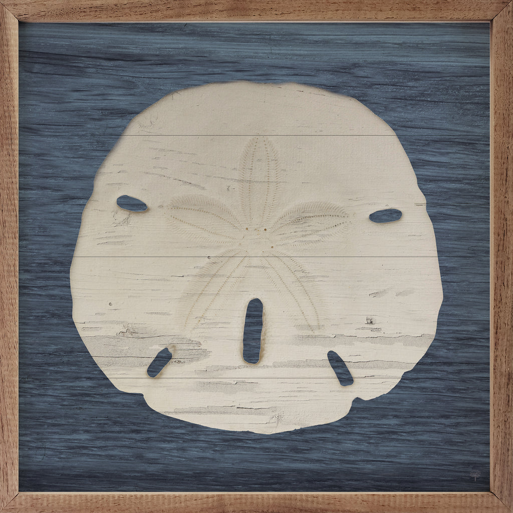 Sand Dollar Blue 16x16 / White