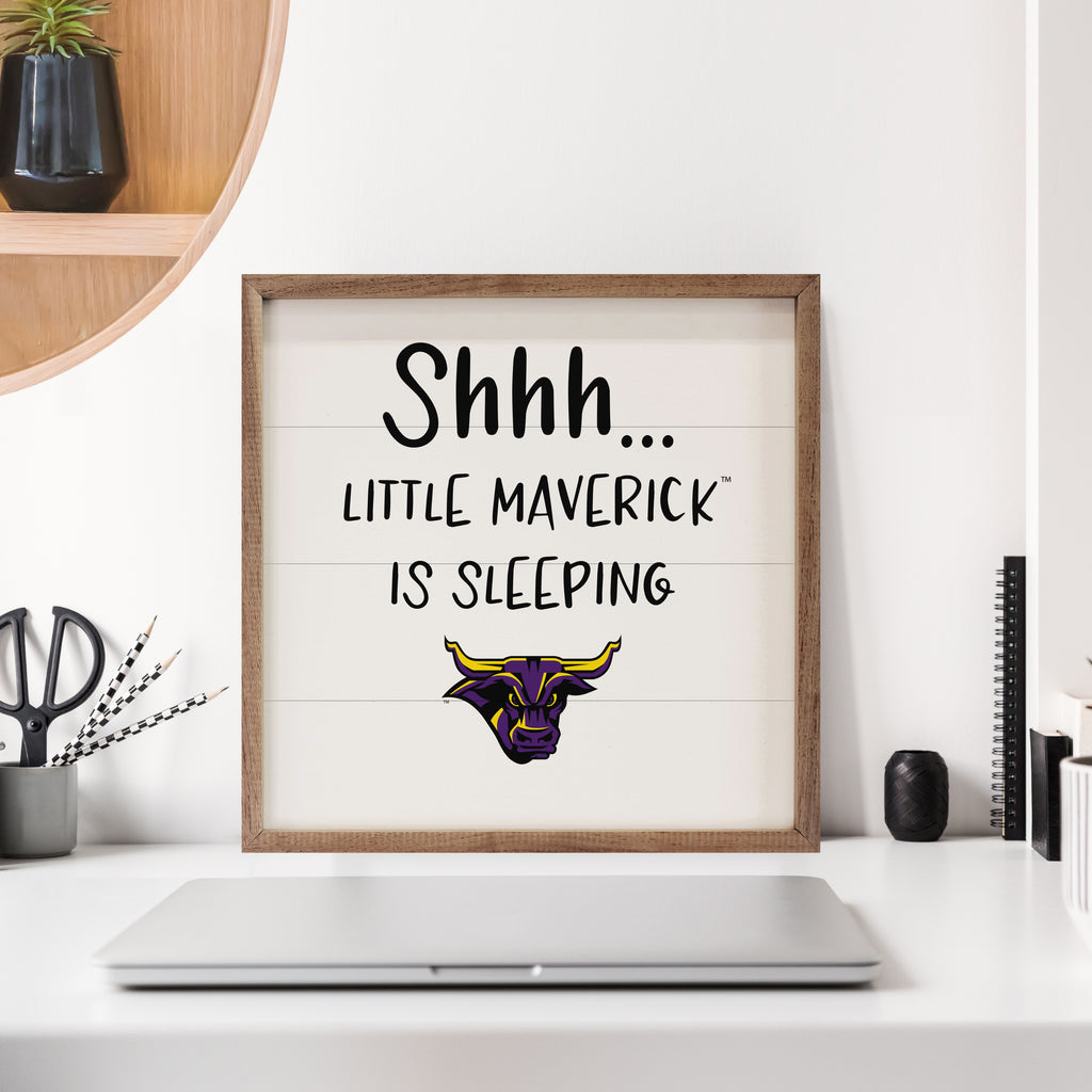 Shhh Little Minnesota Mankato 16x16 / White