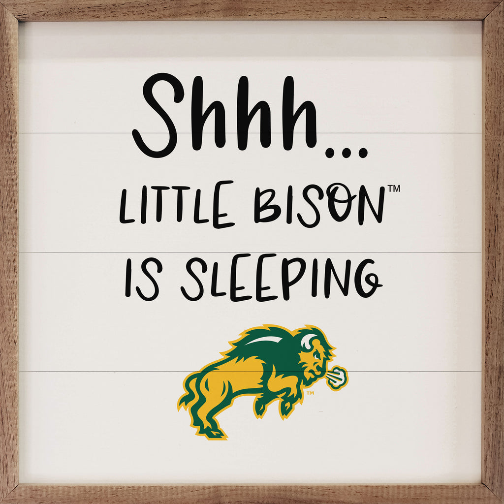 Shhh Little NDSU 16x16 / White