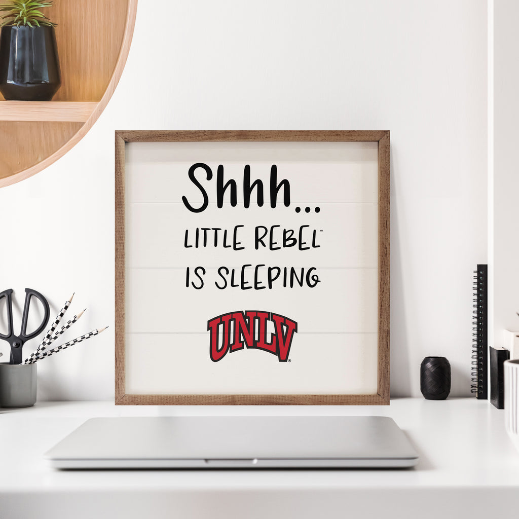 Shhh Little UNLV 16x16 / White