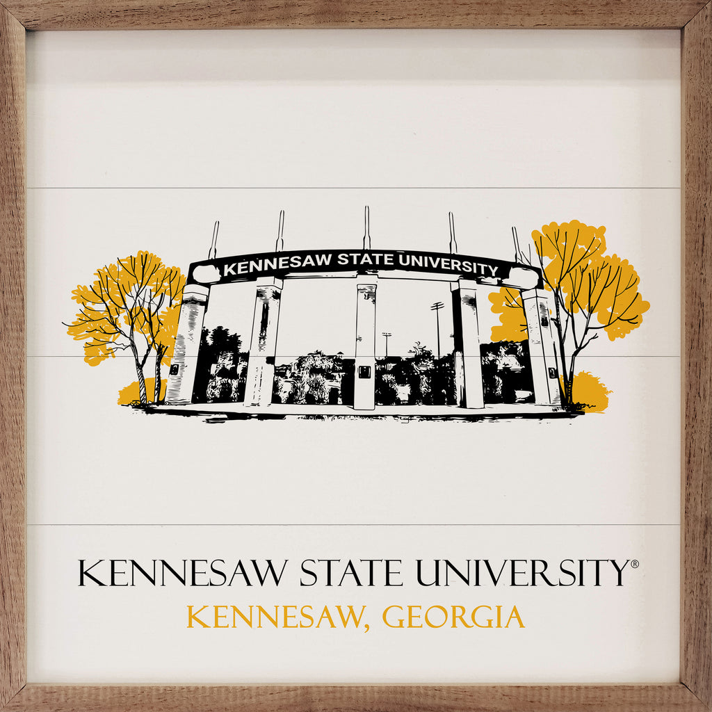 Sketch Entrance Kennesaw 16x16 / White