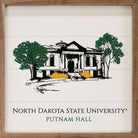 Sketch Putnam Hall NDSU 16x16 / White
