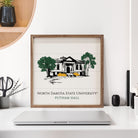 Sketch Putnam Hall NDSU 16x16 / White