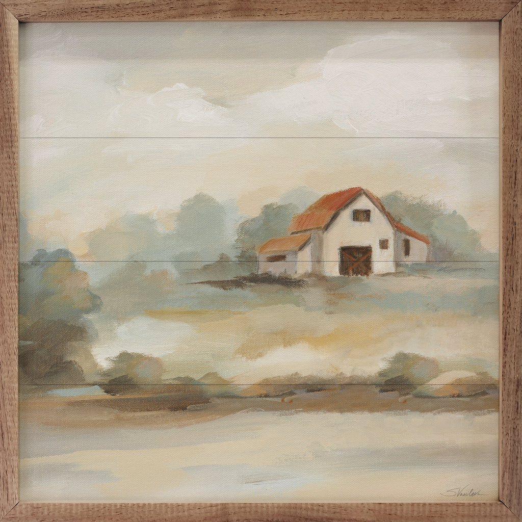 The Old Farm Landscape By Silvia Vassileva 16x16 / Multi-Color