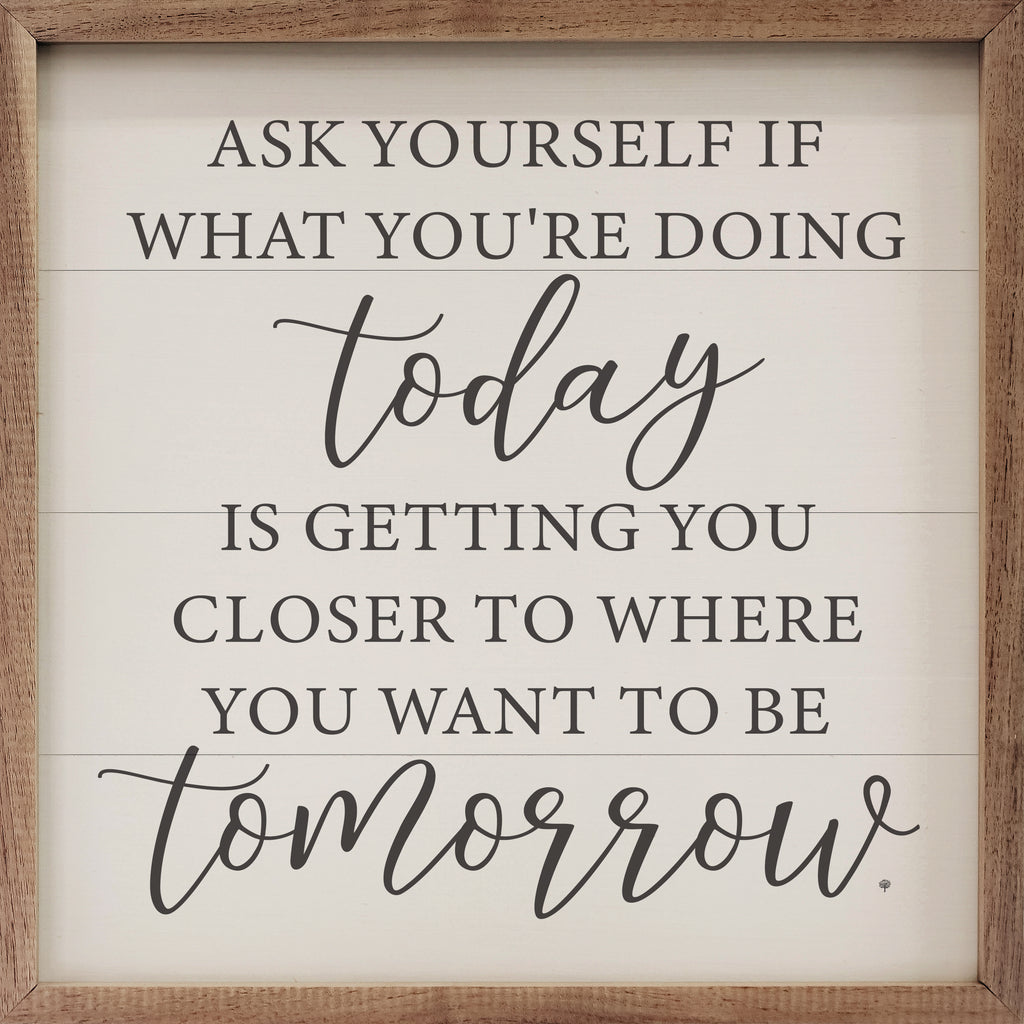 Today And Tomorrow White 16x16 / White