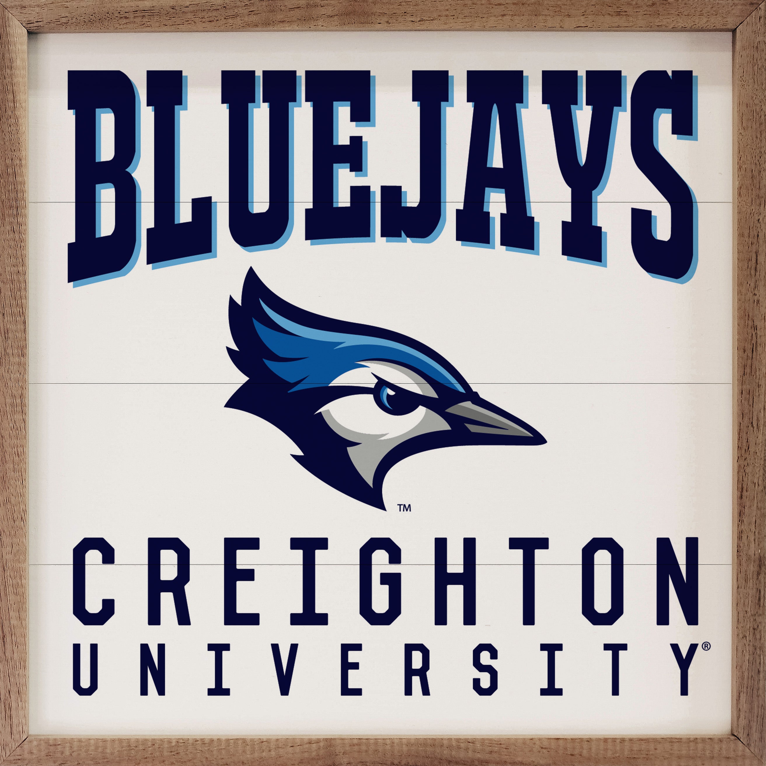 Traditional University Creighton 16x16 / White