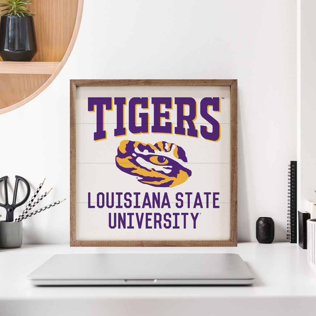 Traditional University LSU 16x16 / White