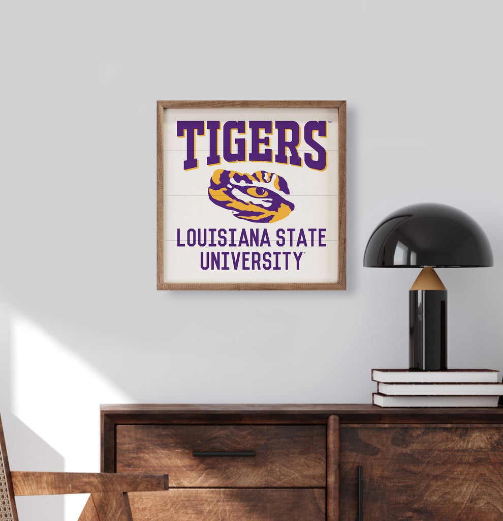 Traditional University LSU 16x16 / White