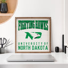 Traditional University North Dakota 16x16 / White