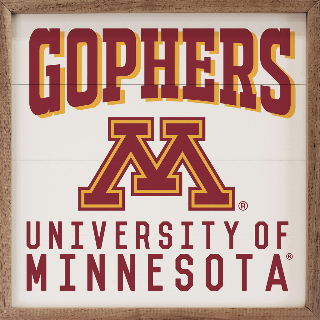 Traditional University Of Minnesota 16x16 / White