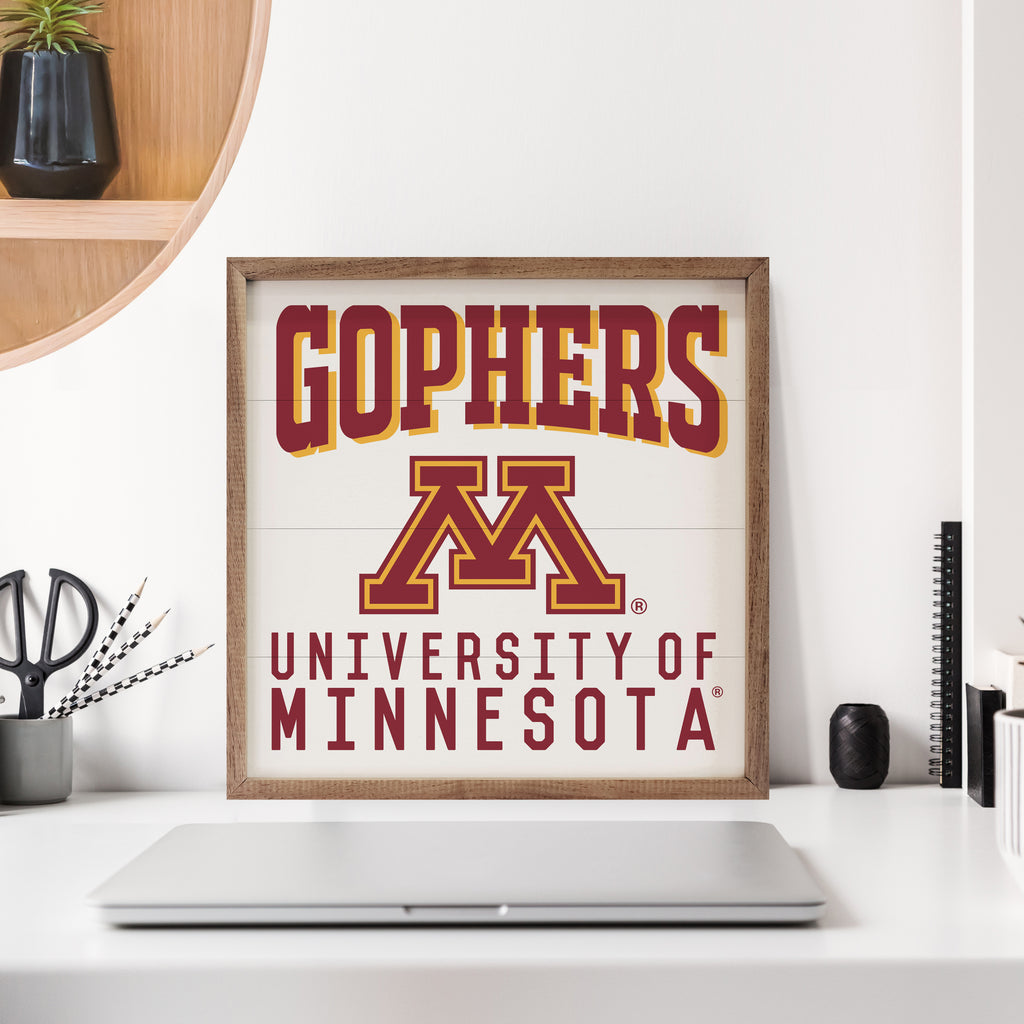 Traditional University Of Minnesota 16x16 / White