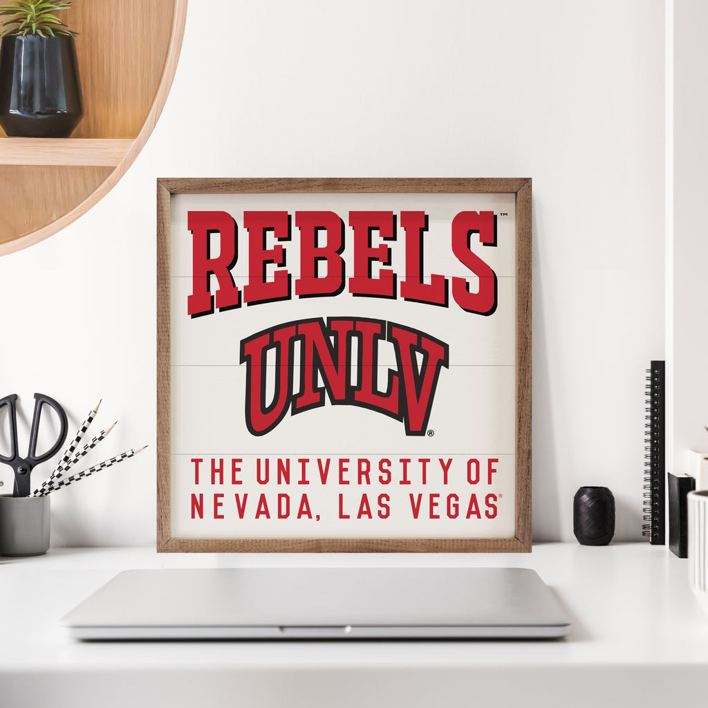 Traditional University UNLV 16x16 / White