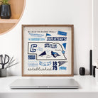University Words Creighton 16x16 / White