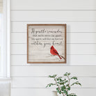 Within Your Heart Cardinal Whitewash 16x16 / Whitewash