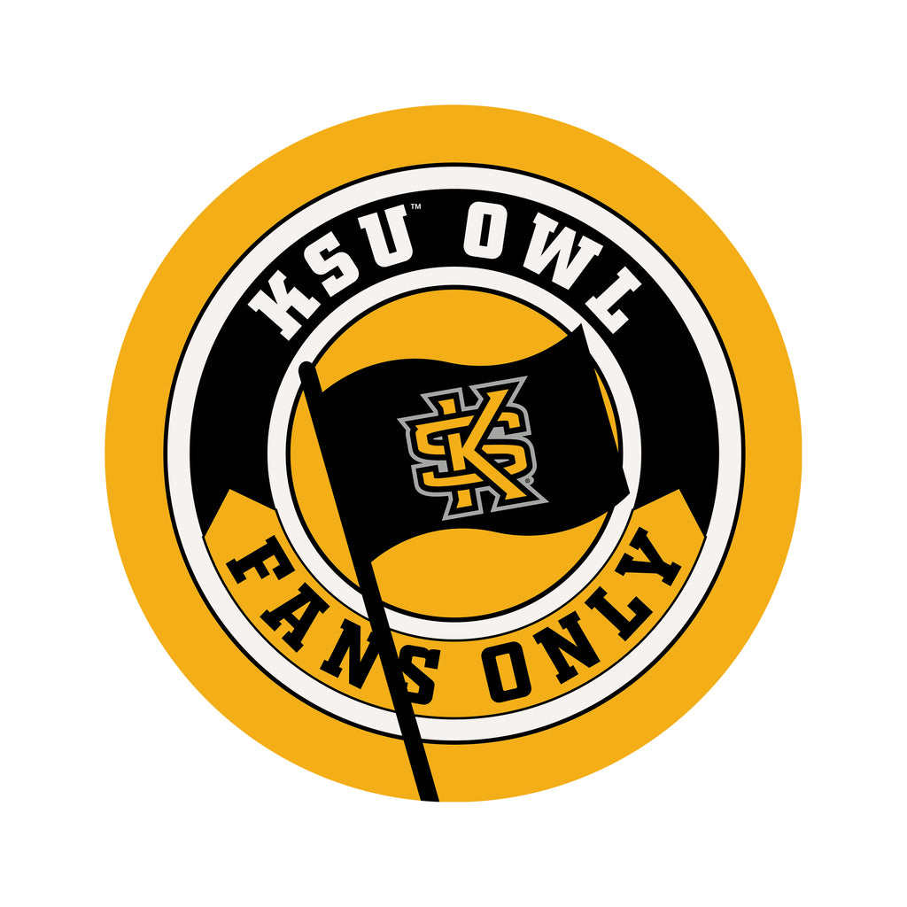 Fans Only Flag Circle Kennesaw 16x16 / Multi-Color