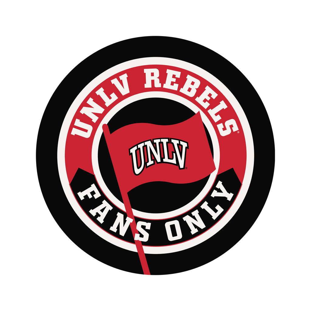 Fans Only UNLV Circle 16x16 / Multi-Color