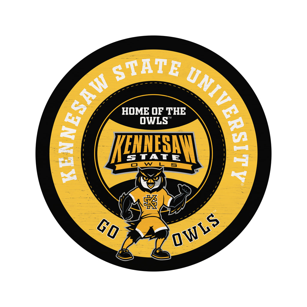 Traditional University Kennesaw State Circle 16x16 / Multi-Color