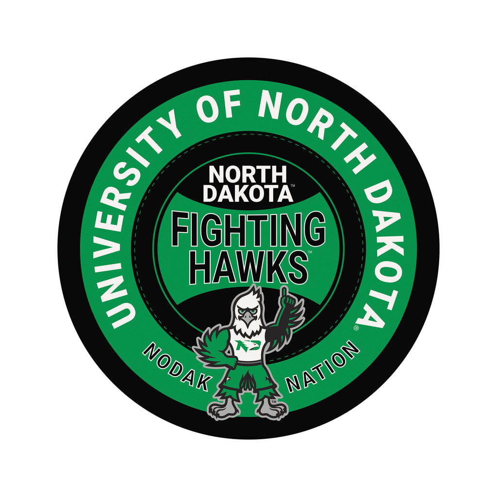 Traditional University North Dakota Circle 16x16 / Multi-Color