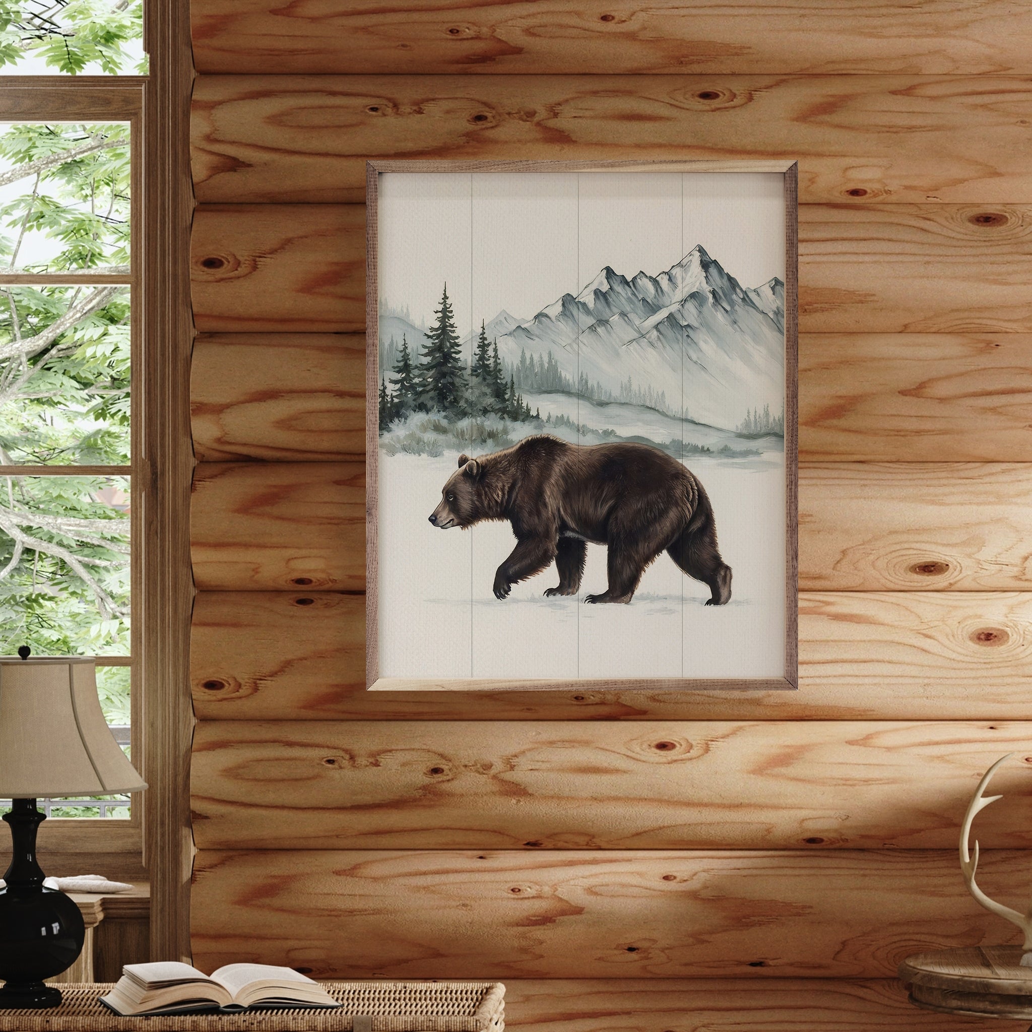 Bear In The Snowy Mountains – Kendrick Home