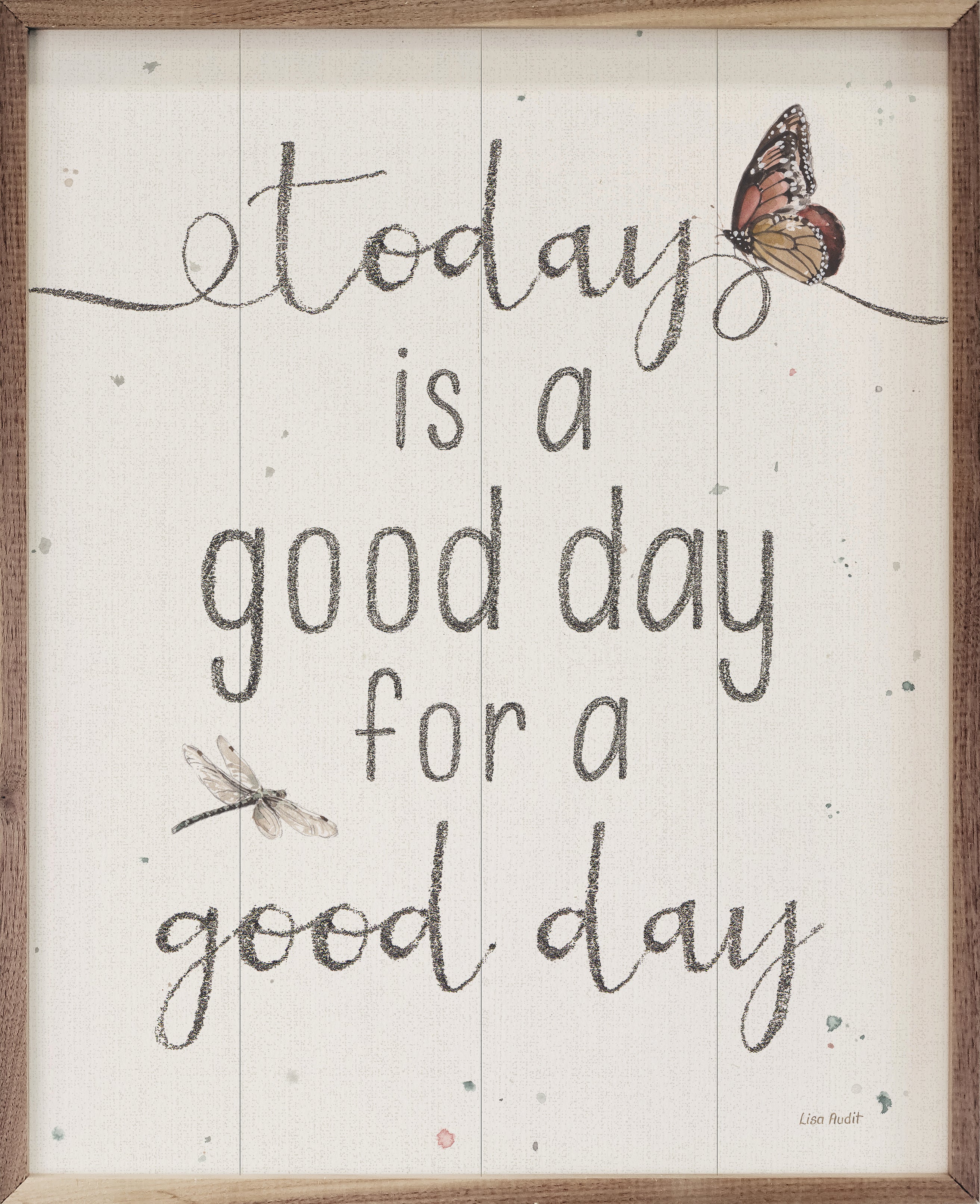 A Country Weekend XXIII Today Is A Good Day By Lisa Audit 16x20 / Multi-Color