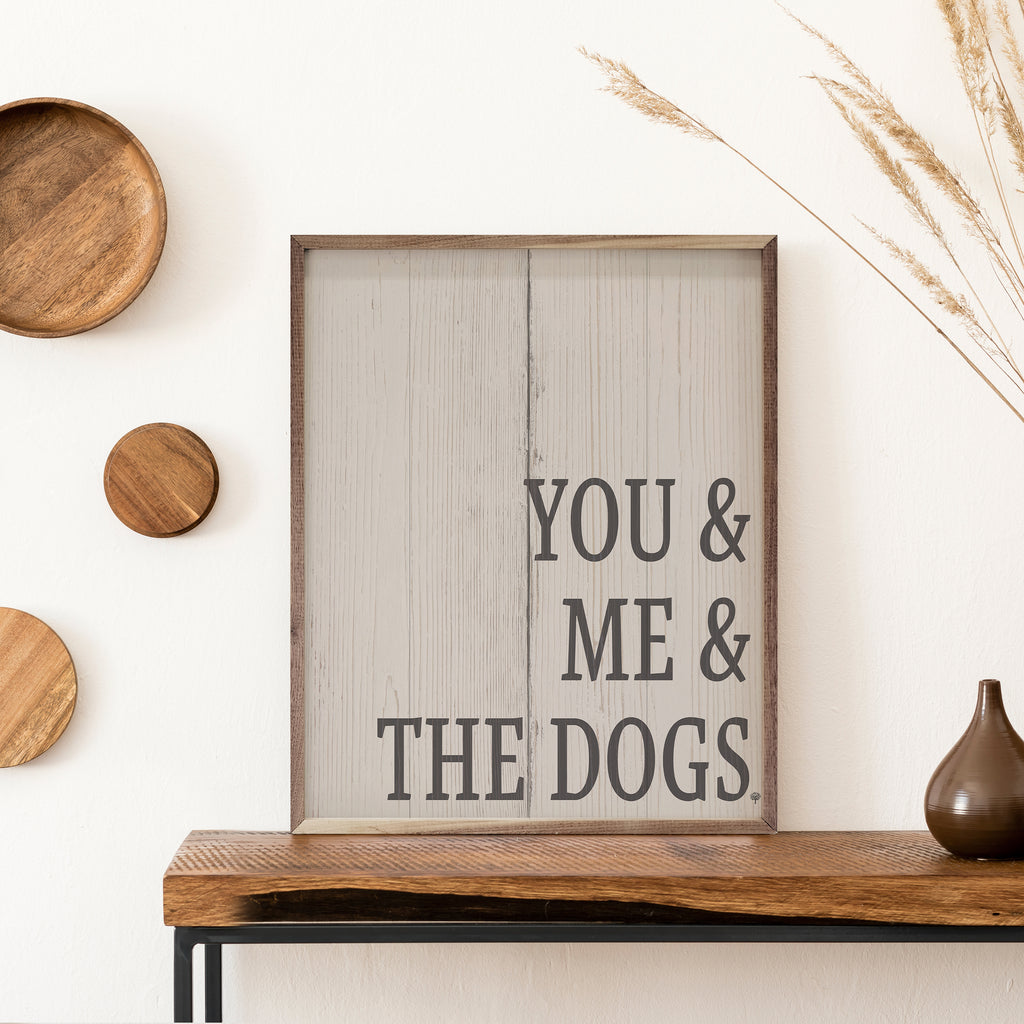 And The Dogs Whitewash 16x20 / Whitewash