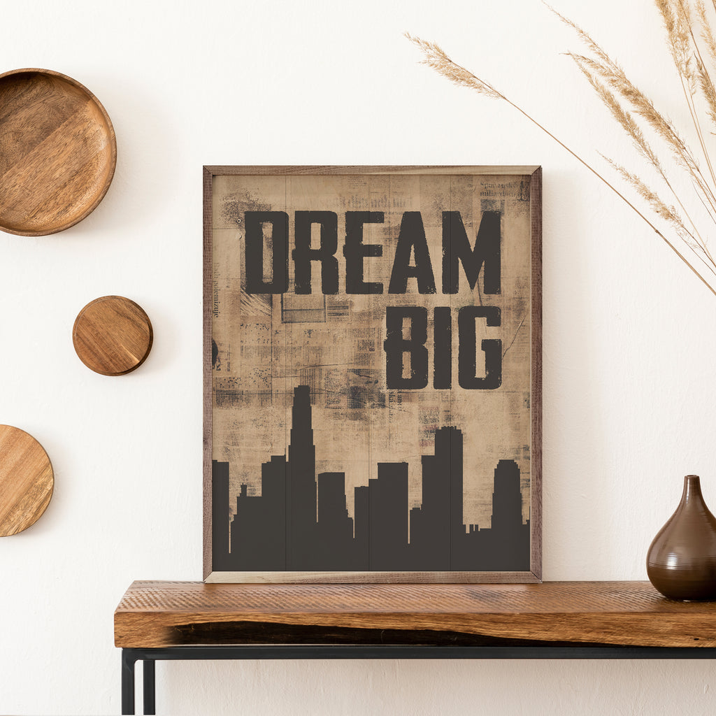 City Dream Big Brown 16x20 / Brown