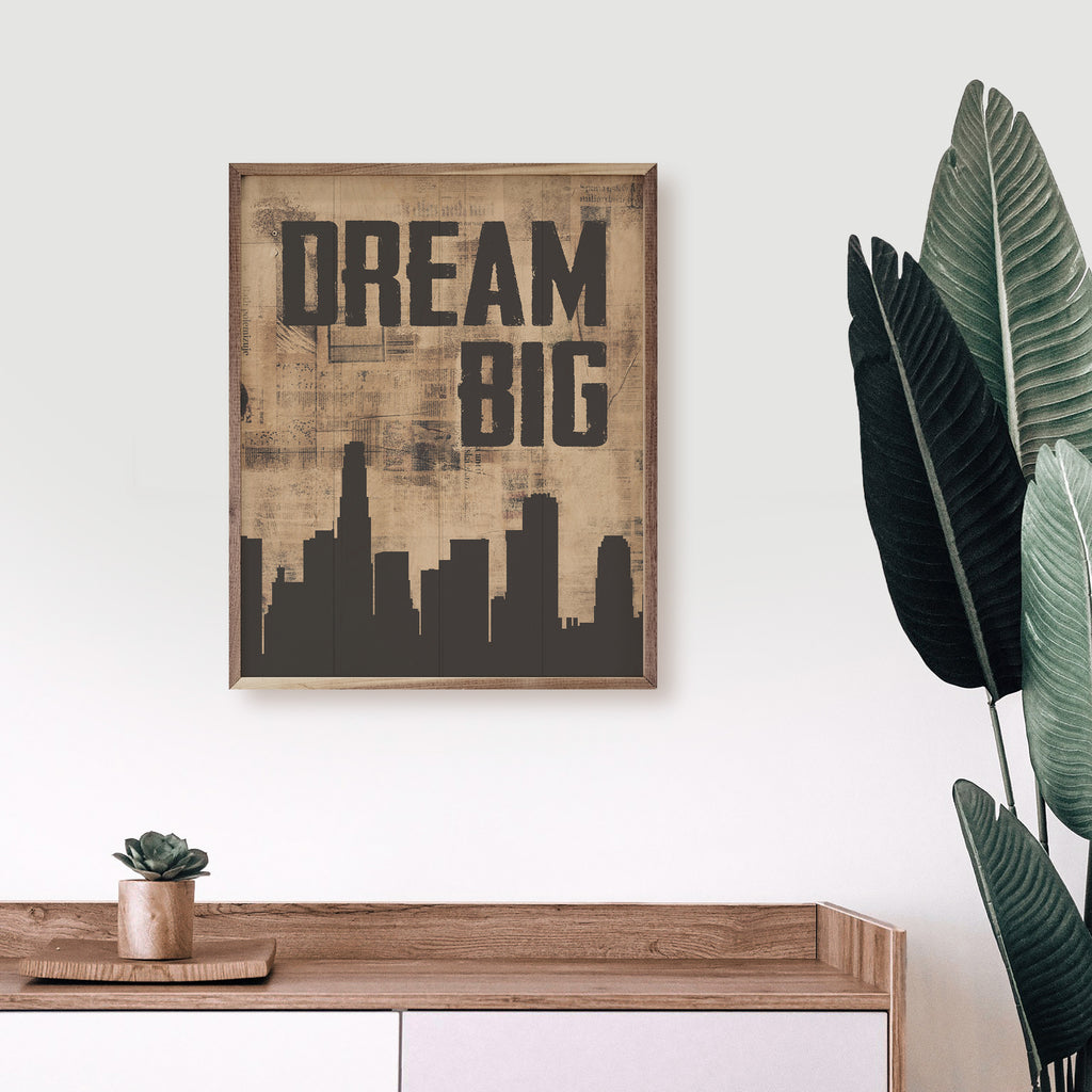 City Dream Big Brown 16x20 / Brown