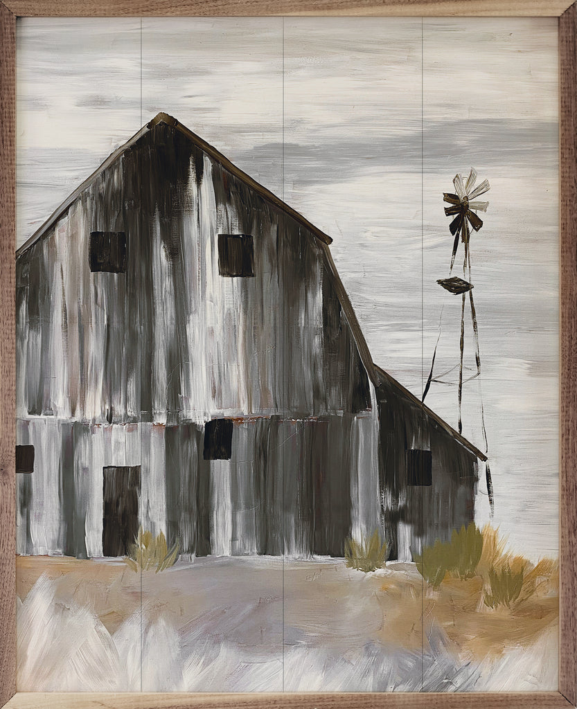 Daytime Barn By Morgan Adams 16x20 / Multi-Color
