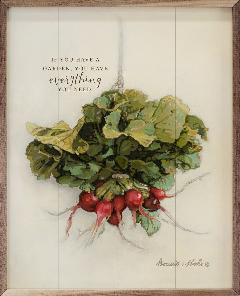 Everything You Need Radish By Bonnie Mohr 16x20 / Multi-Color