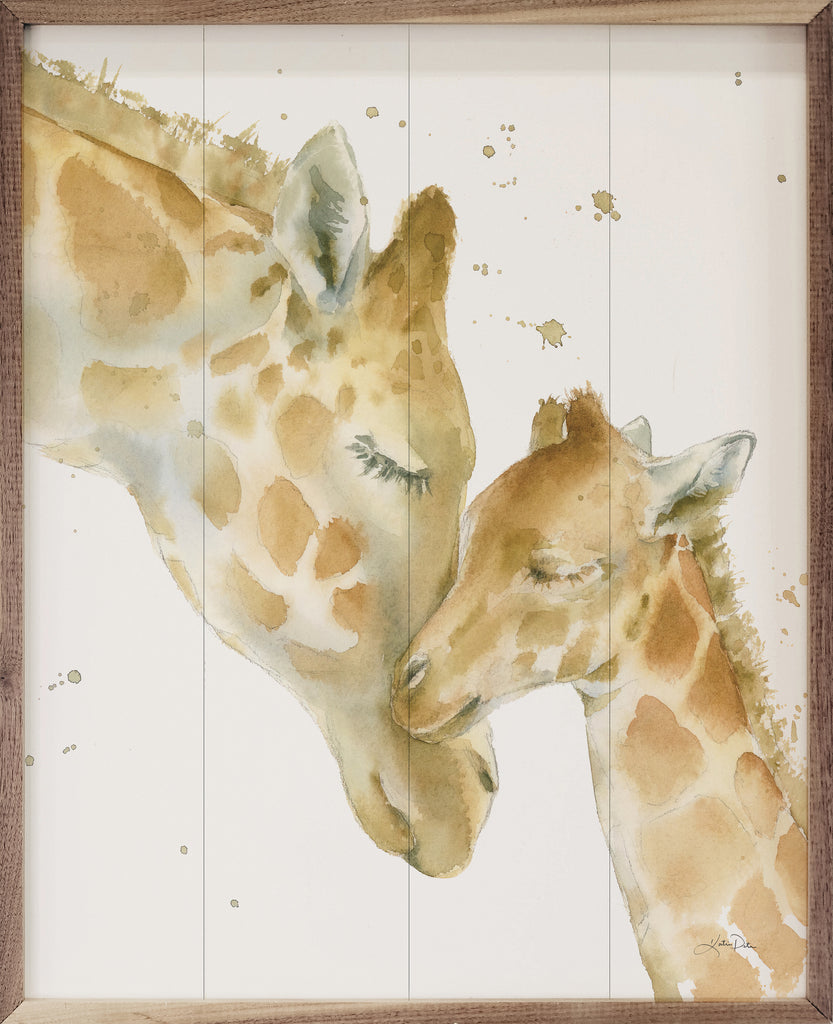 Giraffe Love By Katrina Pete 16x20 / Multi-Color