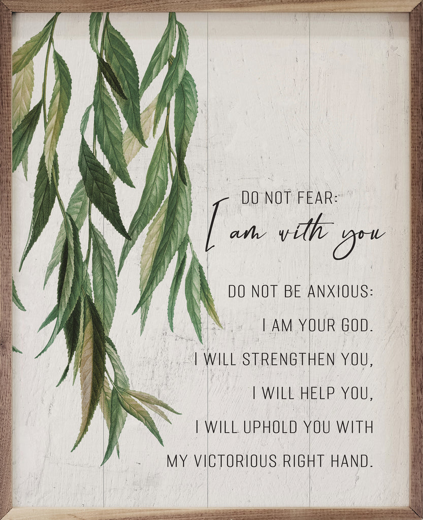I Am With You Greenery White 16x20 / White
