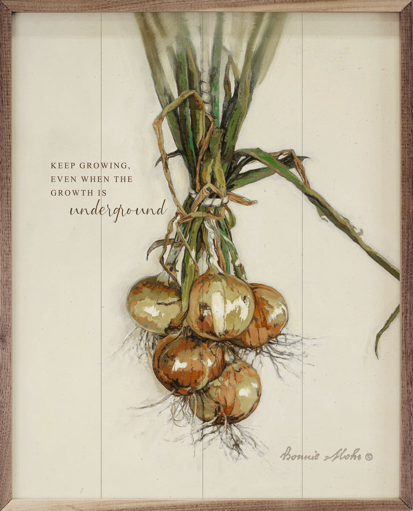 Keep Growing Onions By Bonnie Mohr 16x20 / Multi-Color