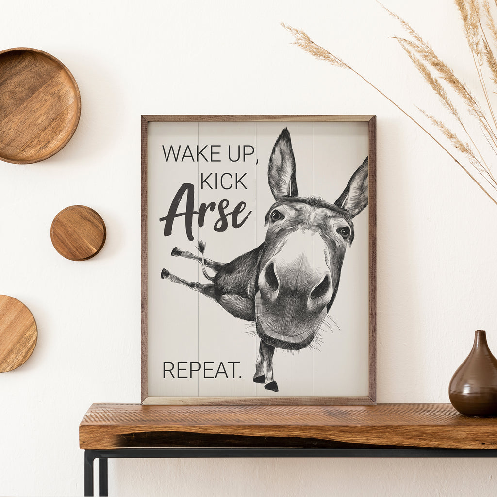 Kick Arse Mule White 16x20 / White