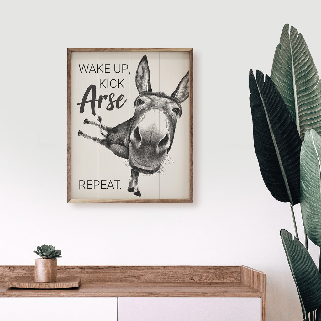 Kick Arse Mule White 16x20 / White