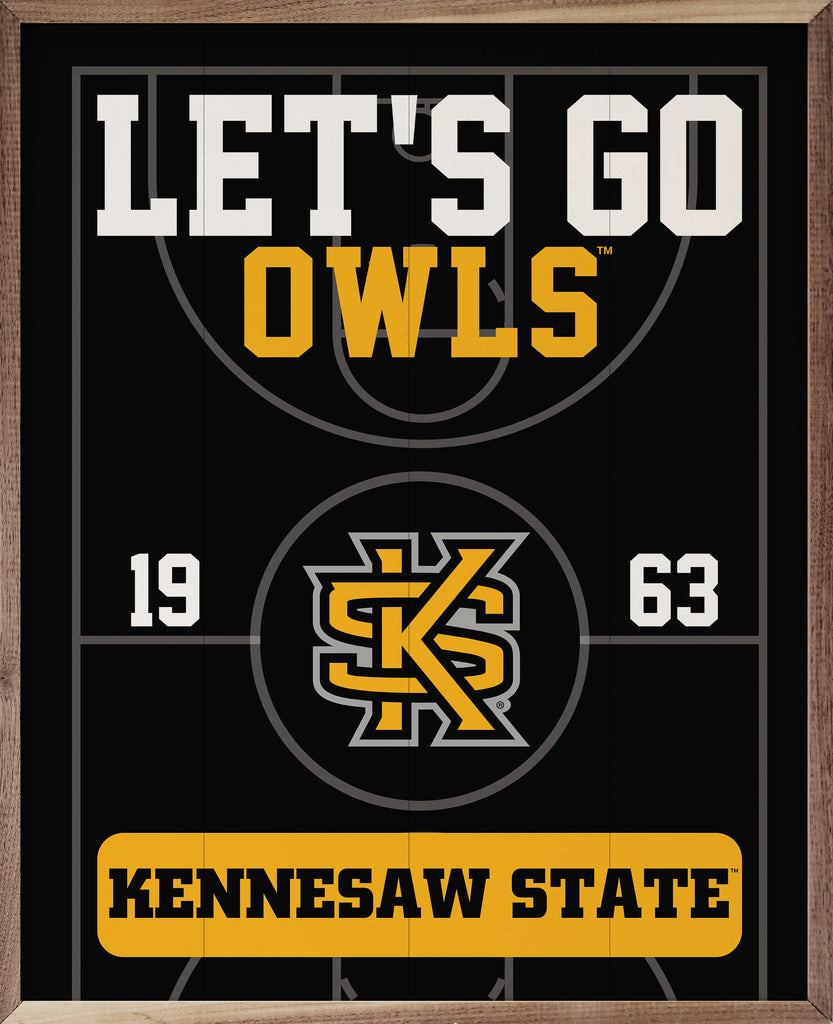 Let's Go Kennesaw 16x20 / Black