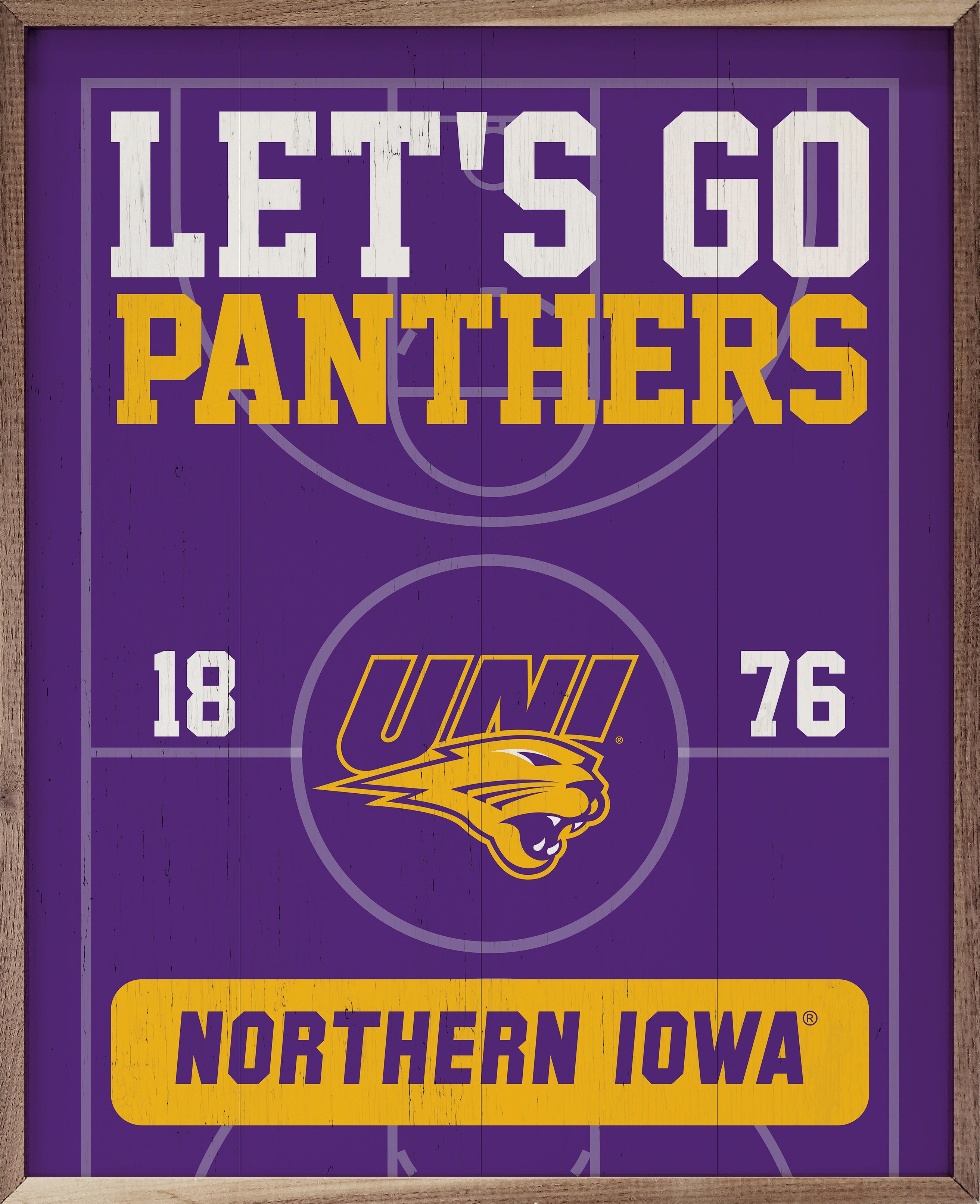 Let's Go UNI 16x20 / Purple