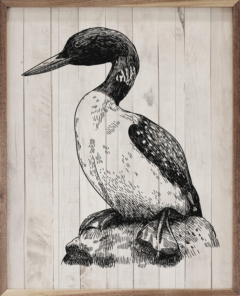 Loon Whitewash 16x20 / Whitewash