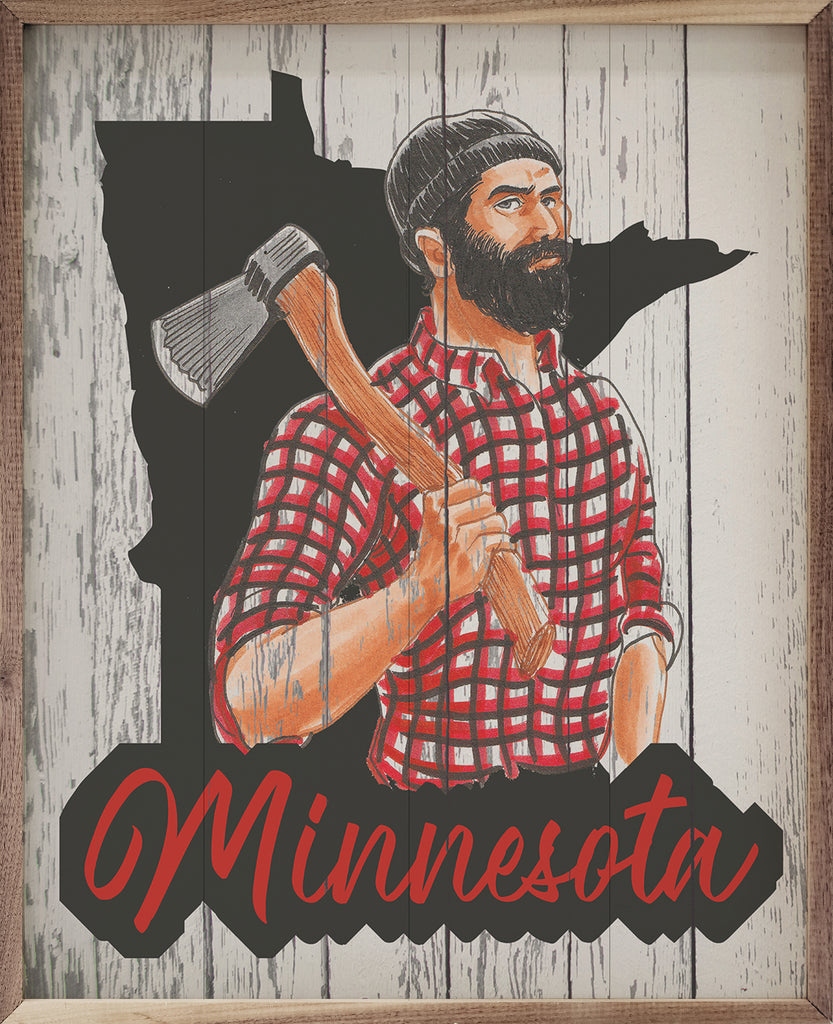 Minnesota Paul 16x20 / White