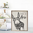 Nice Arse Mule White 16x20 / White